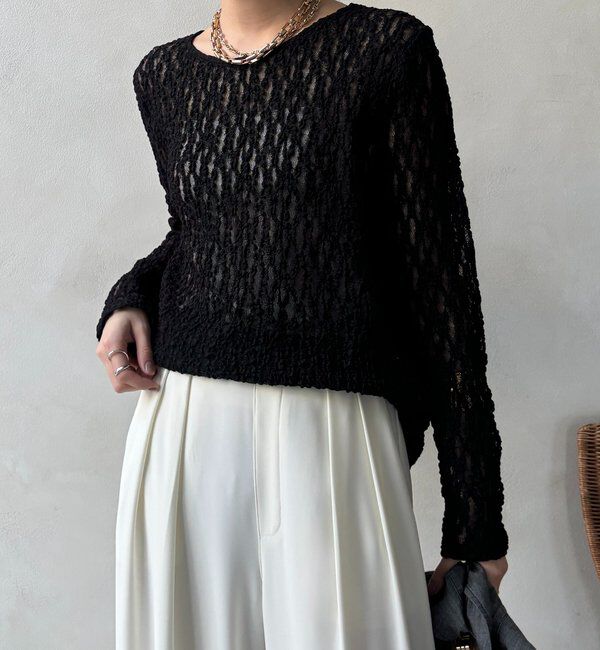  「レースプルオーバー」|Tシャツ・カットソー|