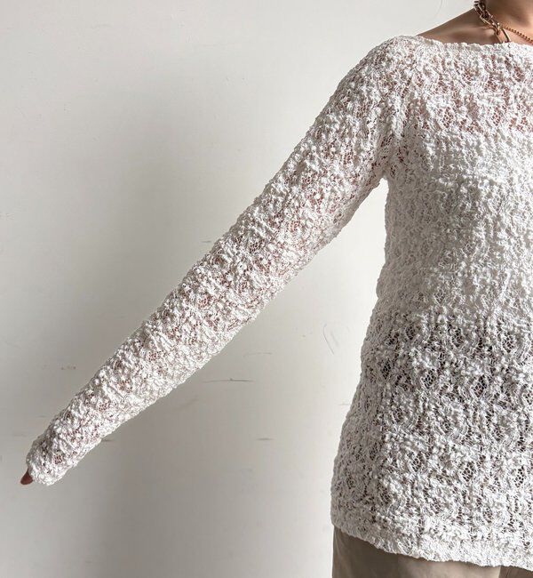  「レースオフショル」|Tシャツ・カットソー|