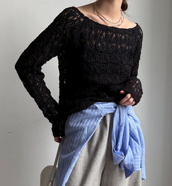  「レースオフショル」|Tシャツ・カットソー|