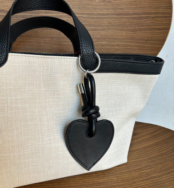  「ハートチャーム付トートバッグ」|トートバッグ|