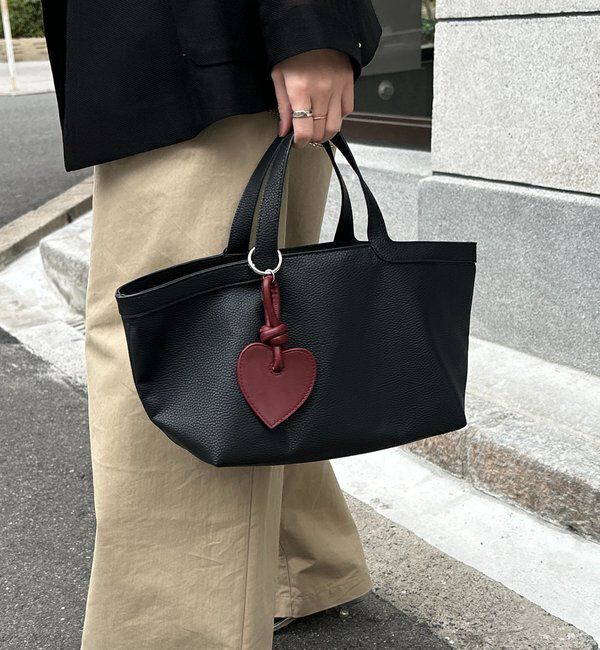  「ハートチャーム付トートバッグ」|トートバッグ|