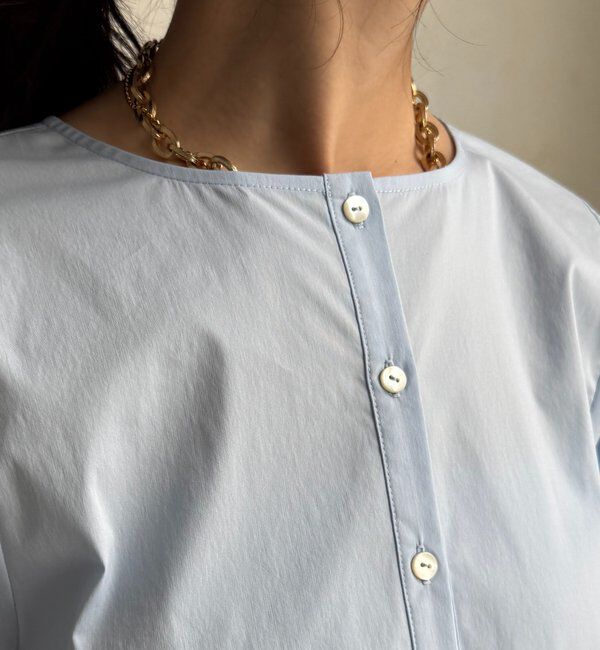  「袖リブペプラムフリルブラウス」|シャツ・ブラウス|