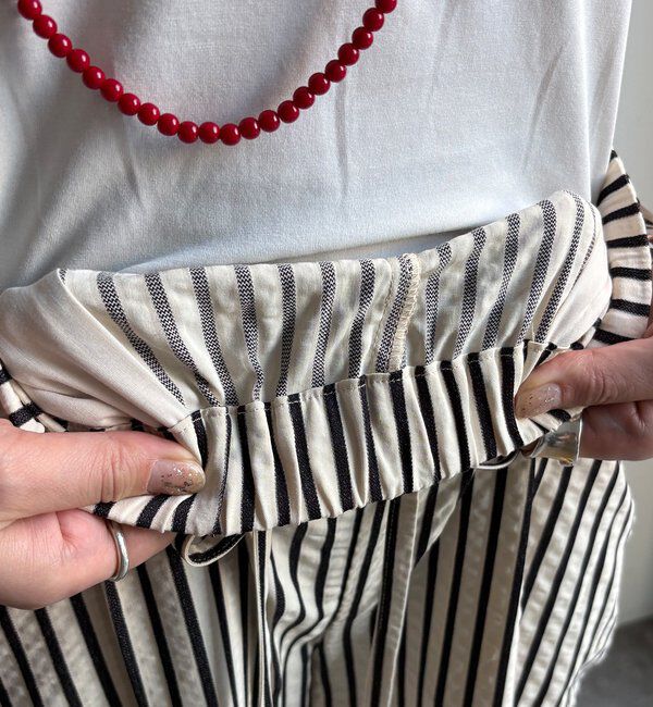  「【WEB限定】サッカーストライプパンツ」|チノ|