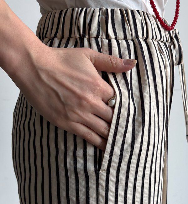  「【WEB限定】サッカーストライプパンツ」|チノ|