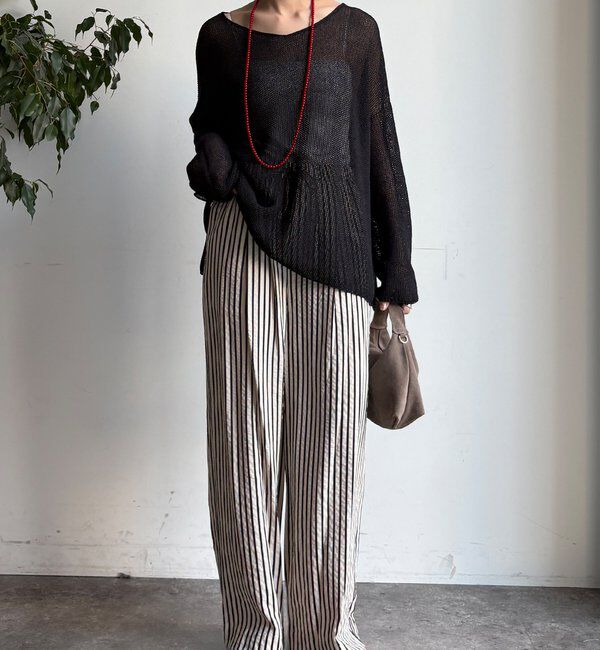  「【WEB限定】サッカーストライプパンツ」|チノ|