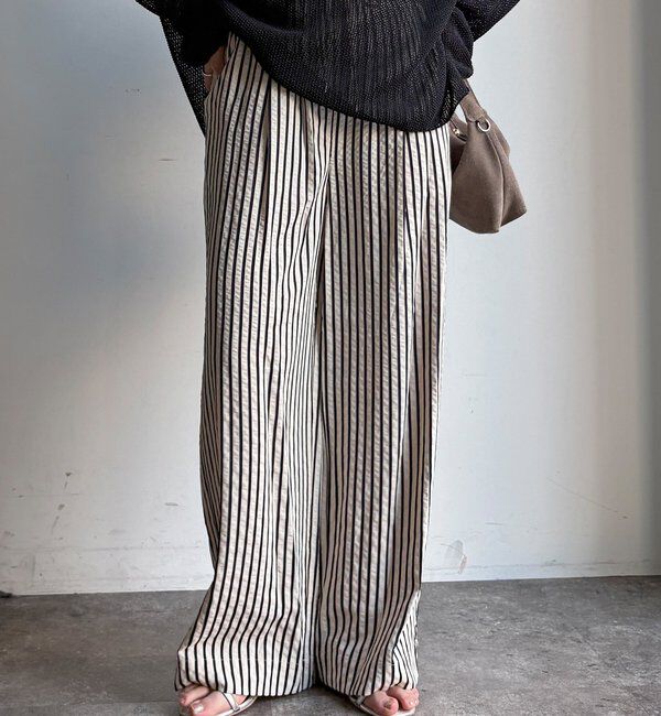  「【WEB限定】サッカーストライプパンツ」|チノ|