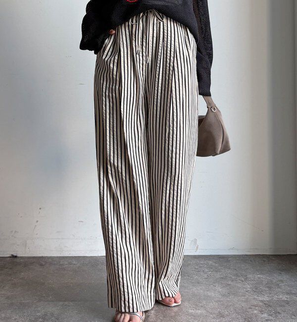  「【WEB限定】サッカーストライプパンツ」|チノ|