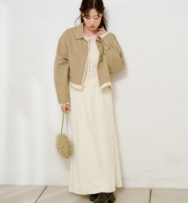  「【WEB先行/SETUP対応】レイヤードショートシャツジャケット」|その他|