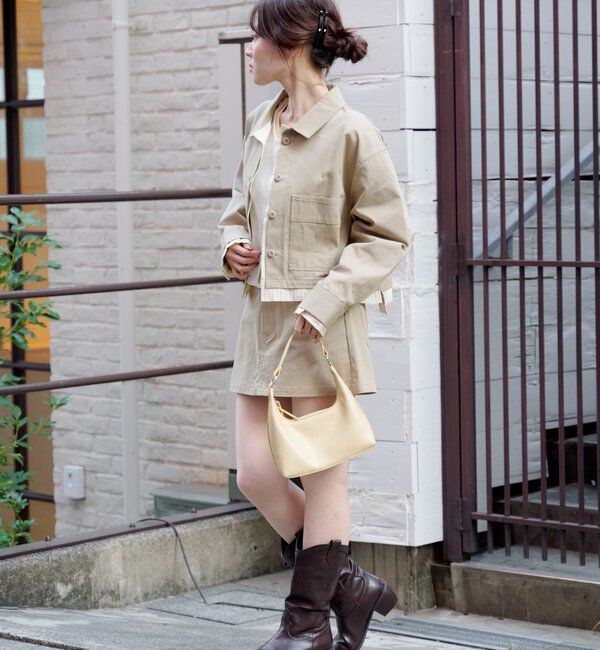  「【WEB先行/SETUP対応】レイヤードショートシャツジャケット」|その他|