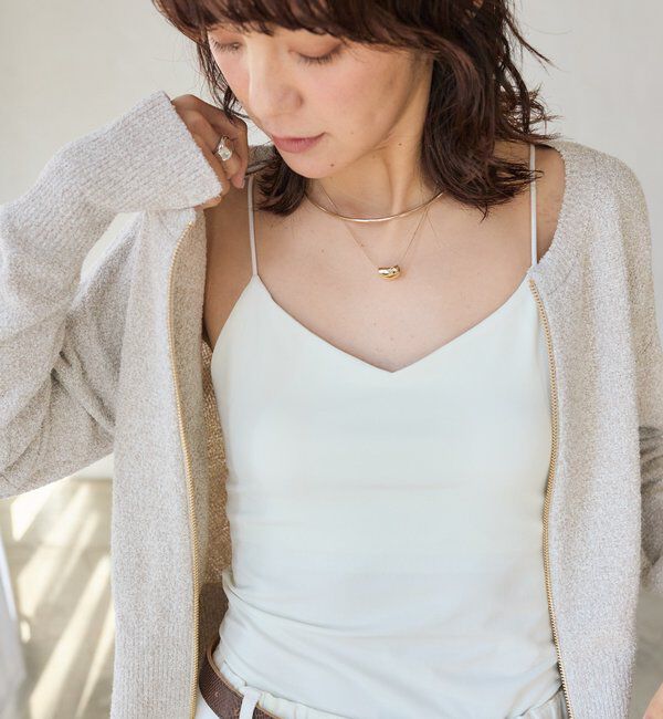  「【MYSELFbyRD（マイセルフバイリヴドロワ）】Vネックキャミソール」|キャミソール|