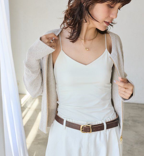  「【MYSELFbyRD（マイセルフバイリヴドロワ）】Vネックキャミソール」|キャミソール|