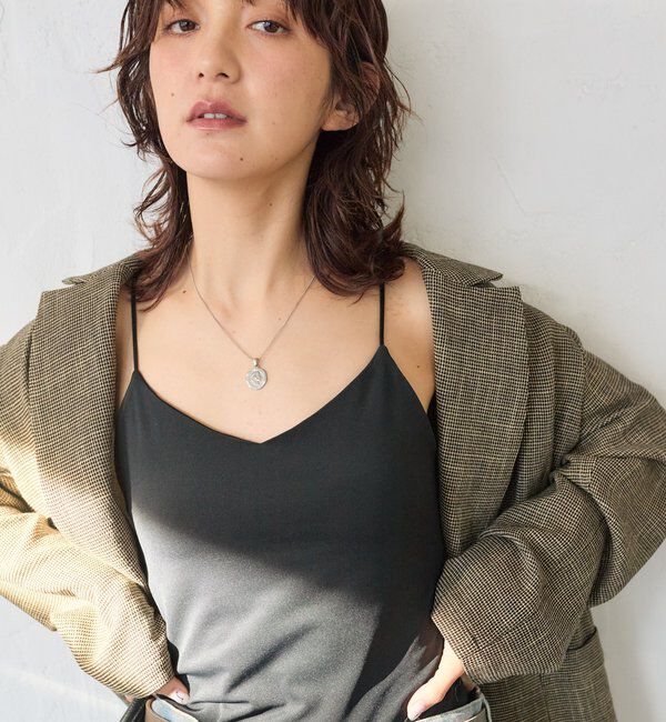  「【MYSELFbyRD（マイセルフバイリヴドロワ）】Vネックキャミソール」|キャミソール|