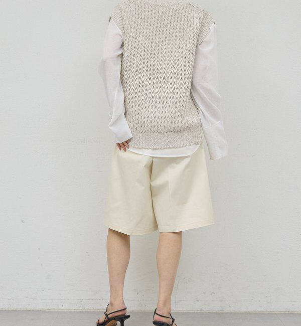  「【HERITANOVUM】ドライギャバハーフパンツ」|チノ|