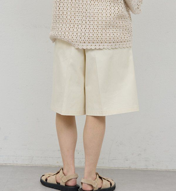  「【HERITANOVUM】ドライギャバハーフパンツ」|チノ|