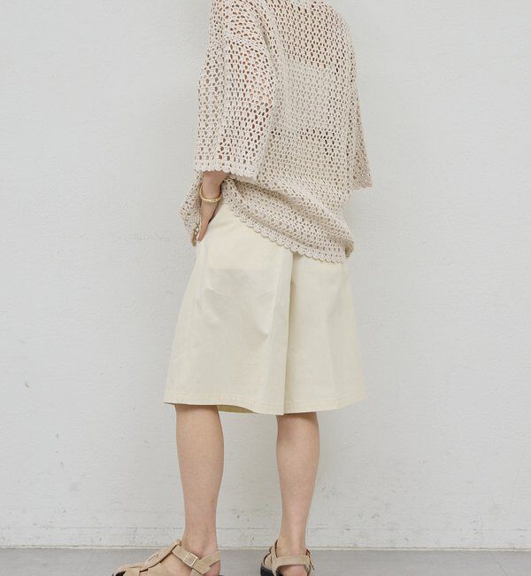  「【HERITANOVUM】ドライギャバハーフパンツ」|チノ|