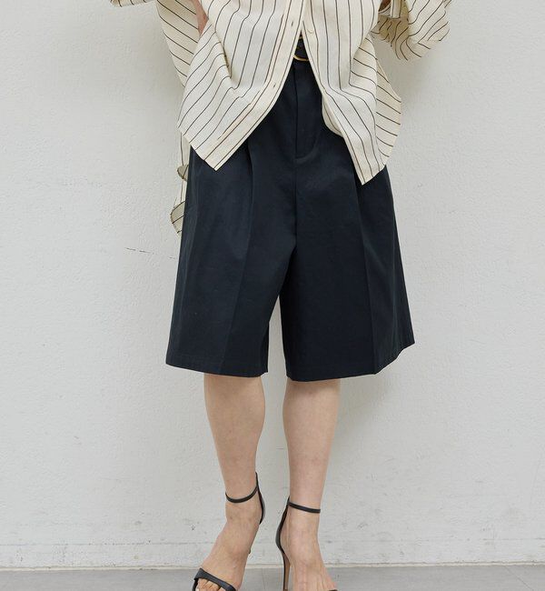  「【HERITANOVUM】ドライギャバハーフパンツ」|チノ|