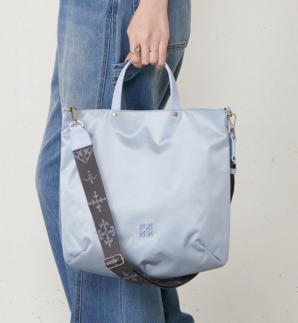  「《WEB限定》スリム2WAYトートバッグ <クラウズナイロン>」|トートバッグ|