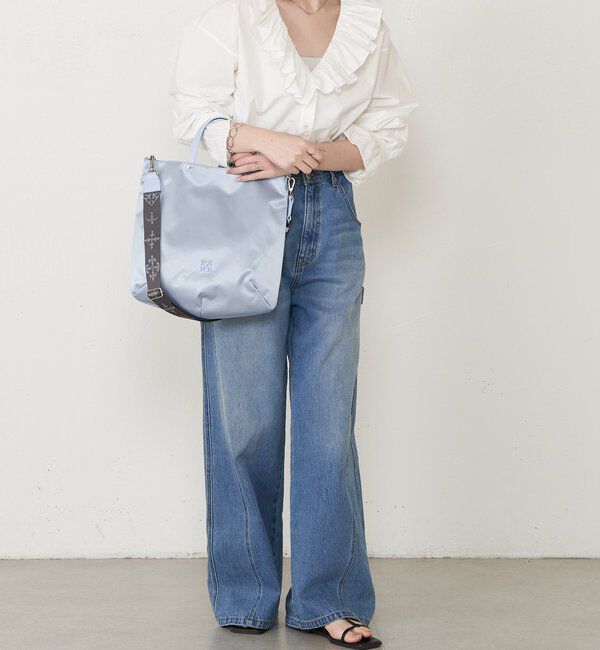  「《WEB限定》スリム2WAYトートバッグ <クラウズナイロン>」|トートバッグ|