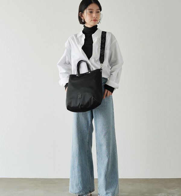  「《WEB限定》スリム2WAYトートバッグ <クラウズナイロン>」|トートバッグ|