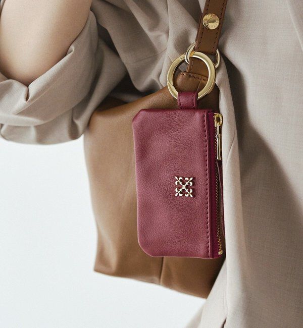  「カラビナ付き ソフトレザーマルチケース」|その他|