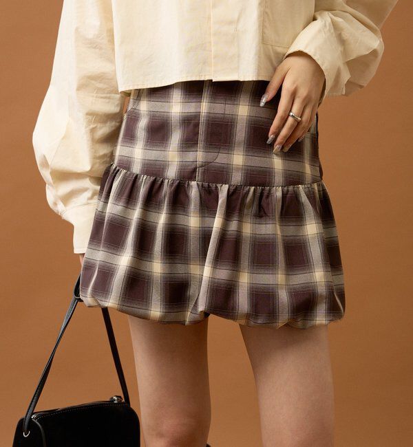  「切り替えバルーンスカート」|スカート|