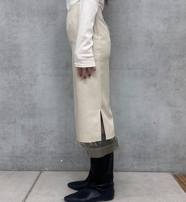  「4WAYダブルレイヤードスカート」|スカート|