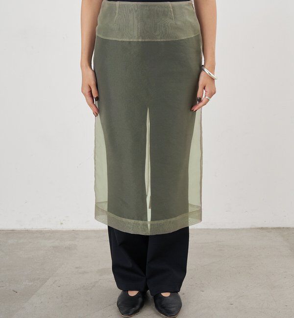  「4WAYダブルレイヤードスカート」|スカート|