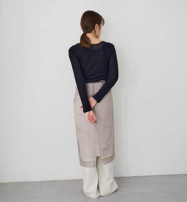  「4WAYダブルレイヤードスカート」|スカート|