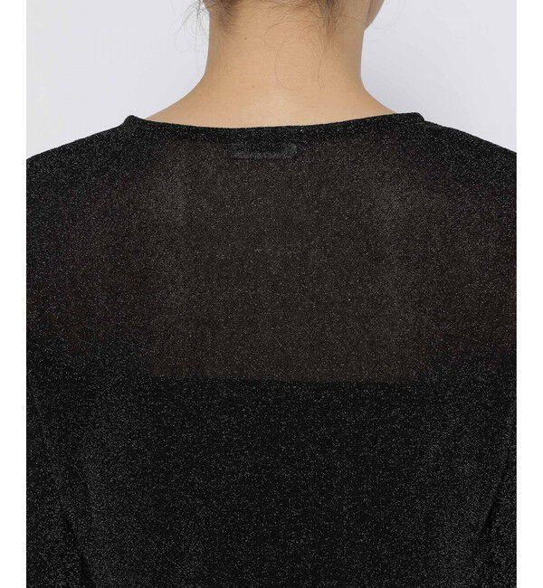 LOWRYS FARM「ラメクルーロングスリーブ」|Tシャツ・カットソー|