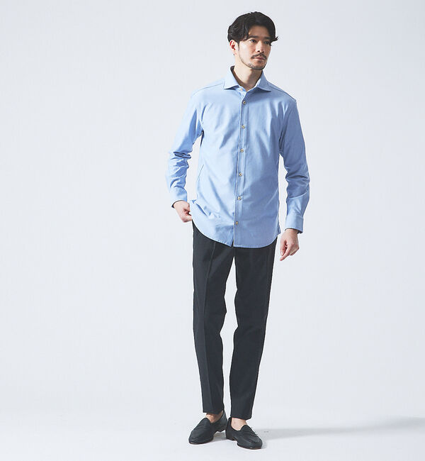 ABAHOUSE「【FLEX SHIRTS】36ゲージ コットン モクロディ シャツ」|シャツ・ブラウス|