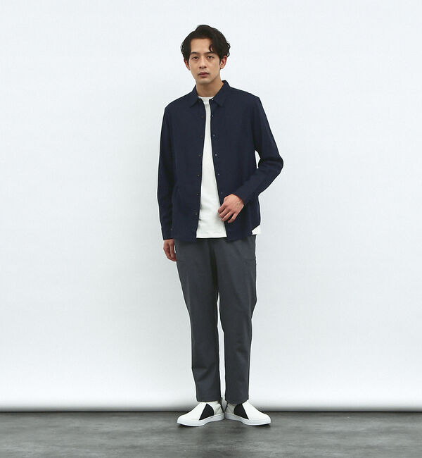 ABAHOUSE「【カーゴディティール】6ポケット スリム ストレートパンツ / スラックス」|カーゴ|