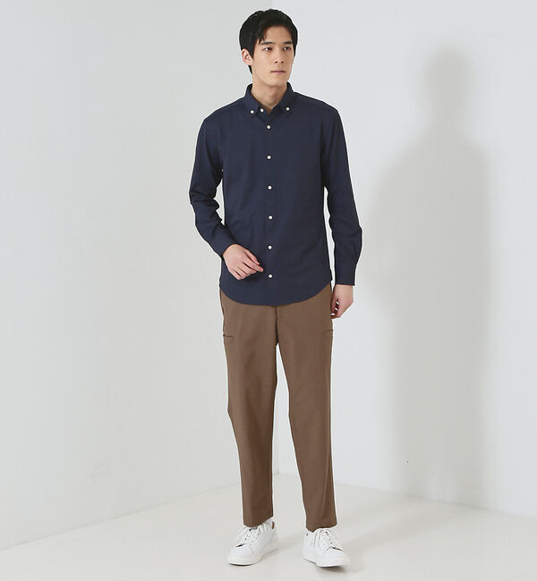 ABAHOUSE「【カーゴディティール】6ポケット スリム ストレートパンツ / スラックス」|カーゴ|