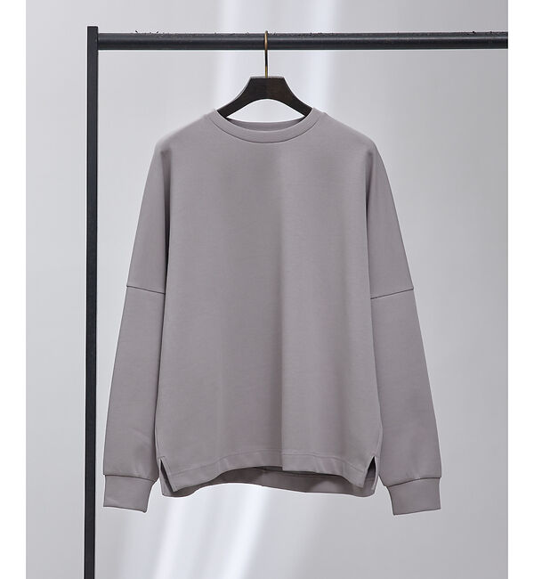 ABAHOUSE「【AH ABAHOUSE】ポンチ ドルマンスリーブ カットソー / スウェット」|スウェット・ジャージ|ラベンダー