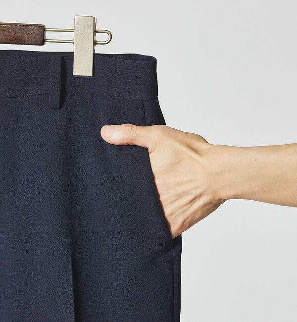 ABAHOUSE「【セットアップ対応/FLEX】ダブルクロス ウェザー スラックス」|スラックス|