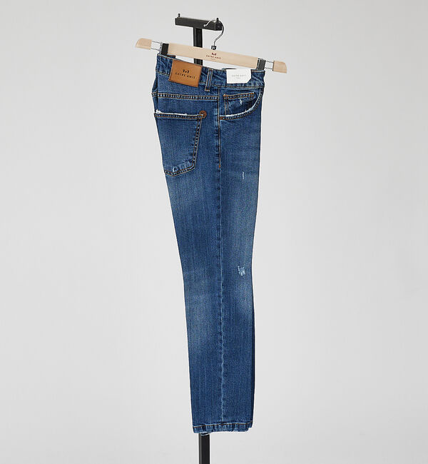 ABAHOUSE「【entre amis】スリムフィット ダメージデニム / 8177」|デニム|