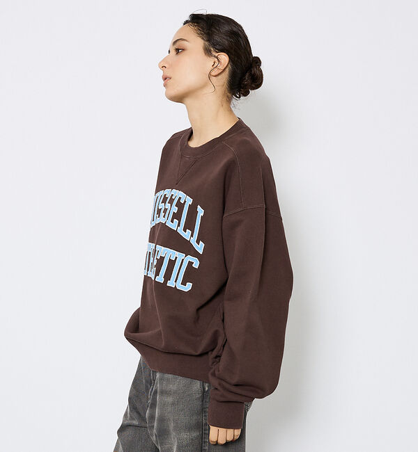 ABAHOUSE「【RUSSELL ATHLETIC/ラッセル アスレチック】フロントワッペンロゴ」|スウェット・ジャージ|ブラウン
