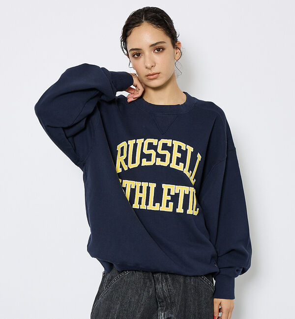 ABAHOUSE「【RUSSELL ATHLETIC/ラッセル アスレチック】フロントワッペンロゴ」|スウェット・ジャージ|