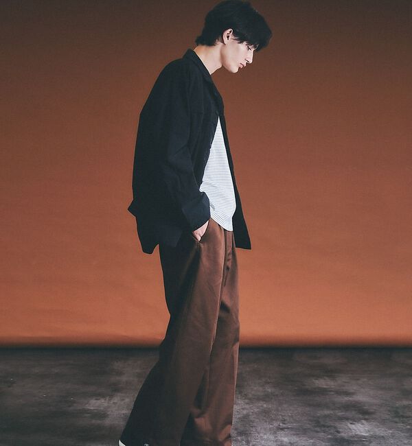 ABAHOUSE「2タック チノワイドパンツ / イージーパンツ【追加生産】【予約】」|その他|