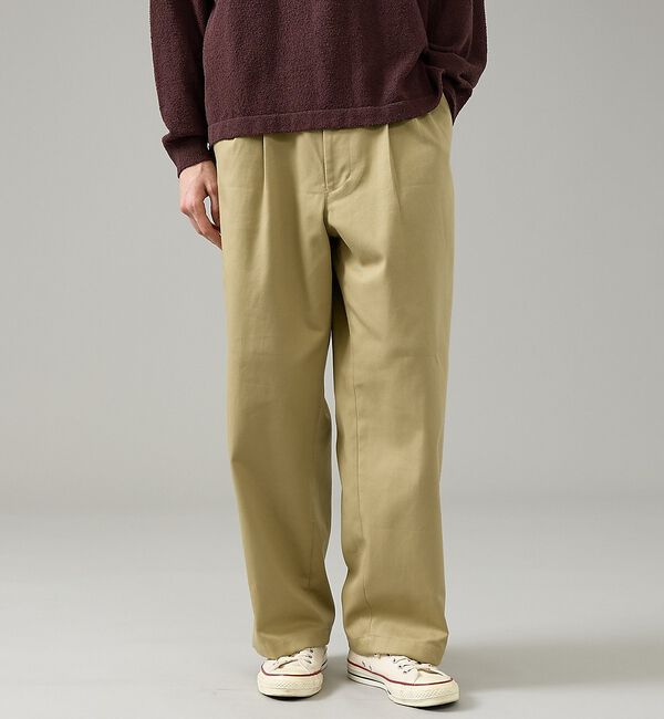 ABAHOUSE「2タック チノワイドパンツ / イージーパンツ【追加生産】【予約】」|その他|