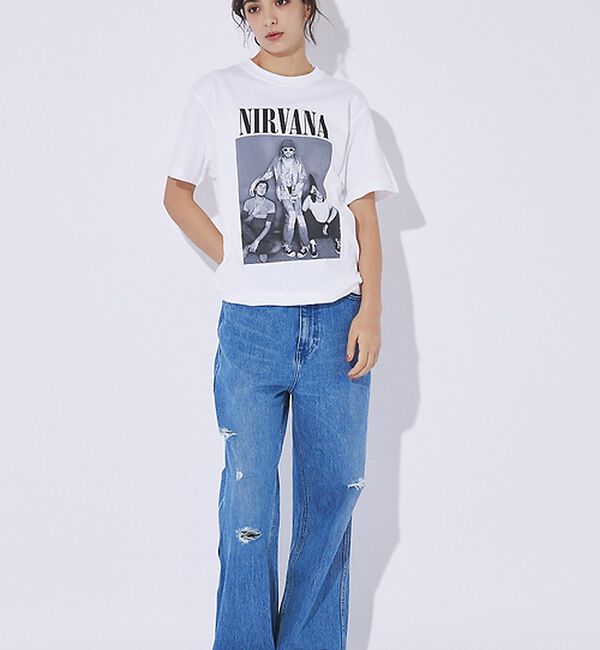 ABAHOUSE「【GOOD ROCK SPEED/グッドロックスピード】NIRVANA TEE」|Tシャツ・カットソー|