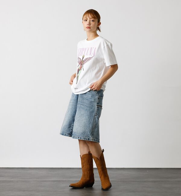 ABAHOUSE「【GOOD ROCK SPEED/グッドロックスピード】NIRVANA TEE」|Tシャツ・カットソー|