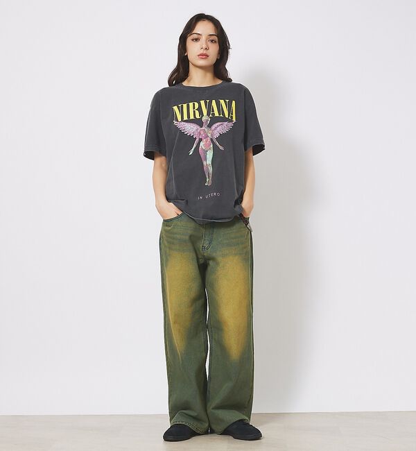 ABAHOUSE「【GOOD ROCK SPEED/グッドロックスピード】NIRVANA TEE」|Tシャツ・カットソー|