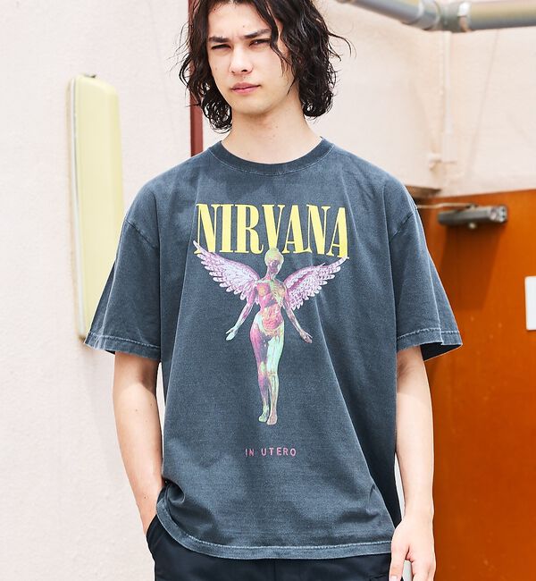 ABAHOUSE「【GOOD ROCK SPEED/グッドロックスピード】NIRVANA TEE」|Tシャツ・カットソー|