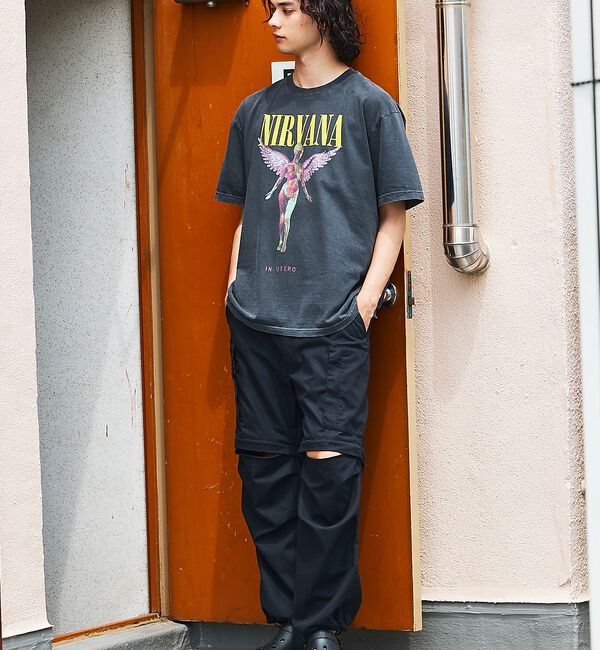 ABAHOUSE「【GOOD ROCK SPEED/グッドロックスピード】NIRVANA TEE」|Tシャツ・カットソー|