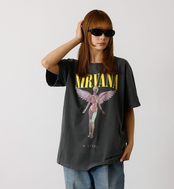 ABAHOUSE「【GOOD ROCK SPEED/グッドロックスピード】NIRVANA TEE」|Tシャツ・カットソー|
