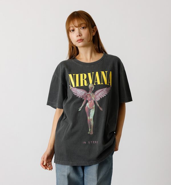 ABAHOUSE「【GOOD ROCK SPEED/グッドロックスピード】NIRVANA TEE」|Tシャツ・カットソー|