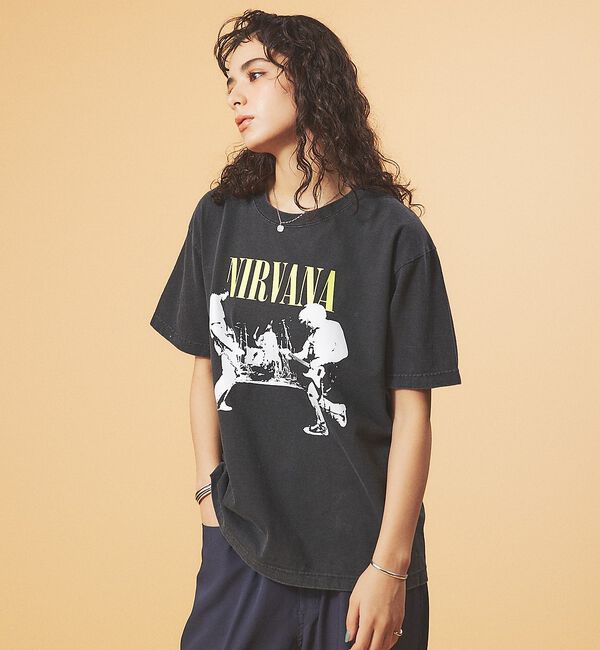 ABAHOUSE「【GOOD ROCK SPEED/グッドロックスピード】NIRVANA TEE」|Tシャツ・カットソー|ブラック系その他2