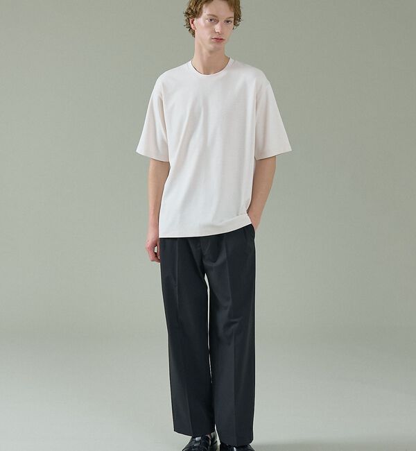 ABAHOUSE「【リバーシブルカラー】ライトポンチ 半袖Tシャツ / リラックスフィット【予約】」|Tシャツ・カットソー|
