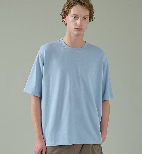 ABAHOUSE「【リバーシブルカラー】ライトポンチ 半袖Tシャツ / リラックスフィット【予約】」|Tシャツ・カットソー|