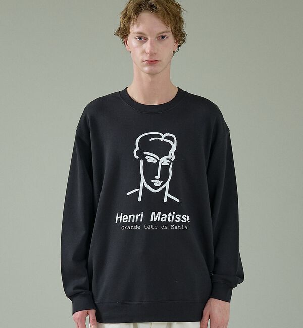 ABAHOUSE「【Henri Matisse / アンリ・マティス】ラインアート グラフィック」|スウェット・ジャージ|